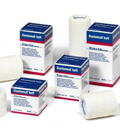 Elastomull haft 4m : 4cm 1 Stück 1 Stk.