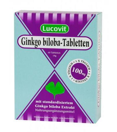 Lucovit Gingko biloba 100 mg Tabletten 60 Stk.