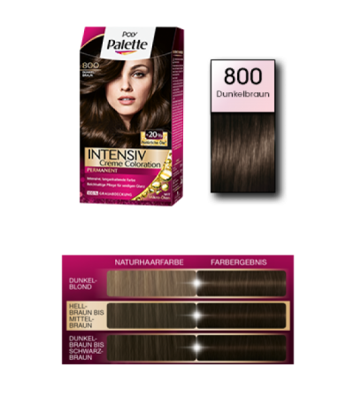 Poly Palette Intensiv Color Creme 800 dunkel Braun 1 Stk.