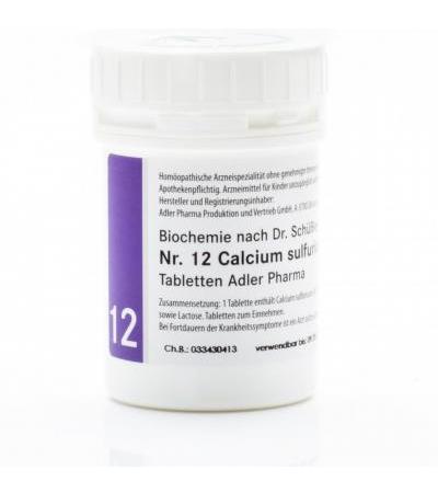 Schüßler Salz Adler Nr. 12 D6 Tabletten 100 g
